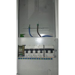 Щит электрический собранный (полностью готовый к подключению) с местом под счетчик и 8 автоматов
